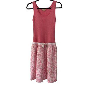 𝅺ports dress scoop-neck sleeveless drop waist